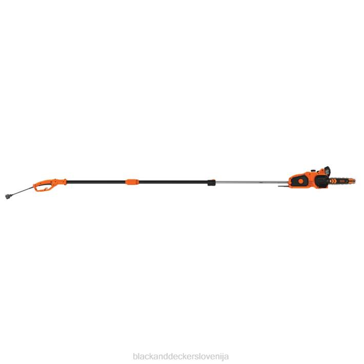 BLACK+DECKER 8-amperska 10-palčna električna verižna žaga 2-v-1 8B2Z399 na prostem