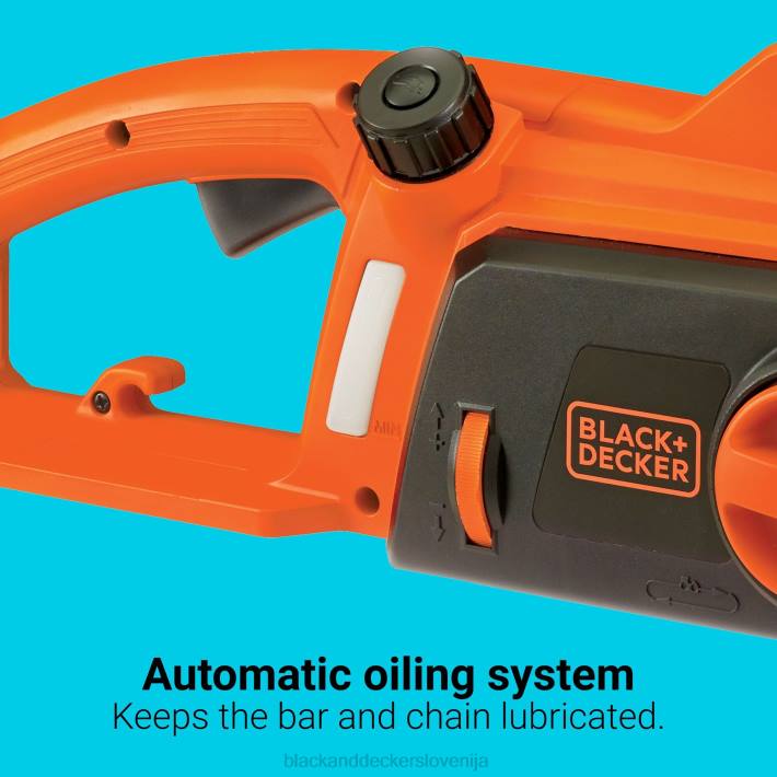 BLACK+DECKER električna motorna žaga 16-palčna 12-amp 8B2Z393 na prostem
