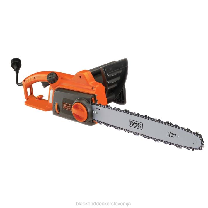 BLACK+DECKER električna motorna žaga 16-palčna 12-amp 8B2Z393 na prostem