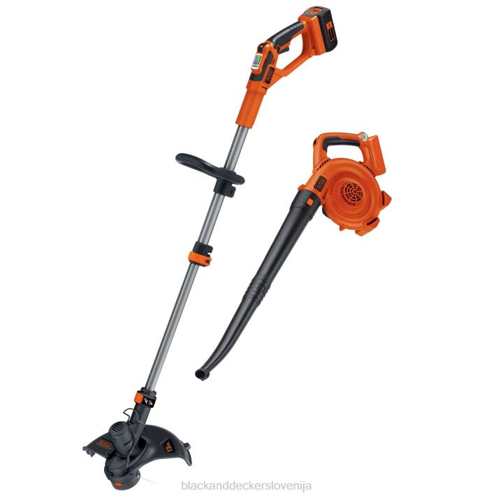 BLACK+DECKER Kombinacija obrezovalnika/obrezovalnika robov in pometala z največjo napetostjo 40 V 8B2Z440 na prostem