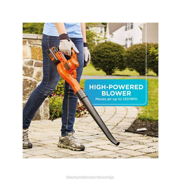 BLACK+DECKER Kombinacija obrezovalnika/obrezovalnika robov in pometala z največjo napetostjo 40 V 8B2Z440 na prostem