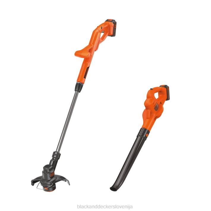 BLACK+DECKER Kombinirani komplet puhalnika za listje in obrezovalnika z vrvico največ 20 V 8B2Z432 na prostem
