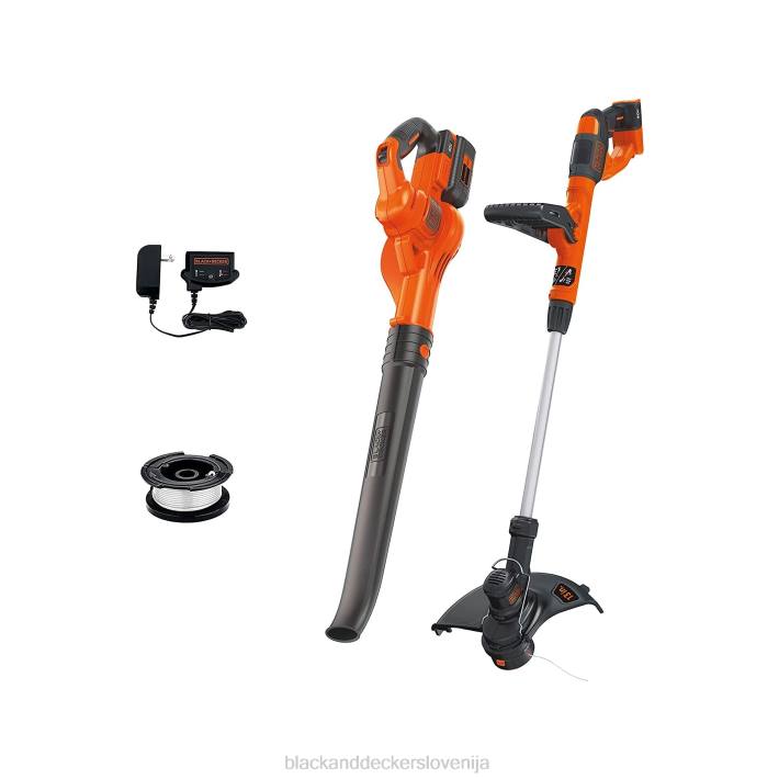 BLACK+DECKER Kombinirani komplet za prirezovanje/pometanje z litijevimi vrvicami največ 40 V 8B2Z441 na prostem