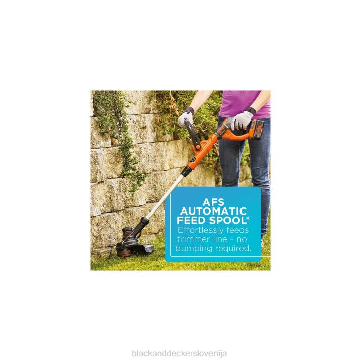 BLACK+DECKER Kombinirani komplet za prirezovanje/pometanje z litijevimi vrvicami največ 40 V 8B2Z441 na prostem