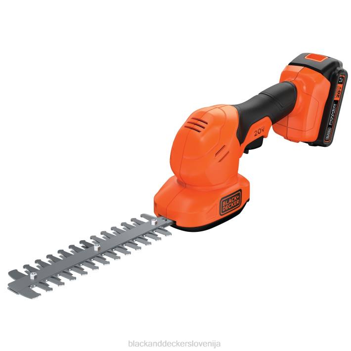 BLACK+DECKER 20v max powerconnect 3/8 in. Komplet akumulatorskih strižnih grmičevja 8B2Z511 na prostem