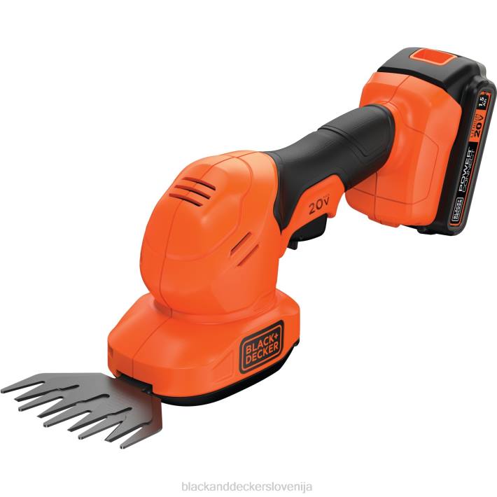 BLACK+DECKER 20v max powerconnect 3/8 in. Komplet akumulatorskih strižnih grmičevja 8B2Z511 na prostem