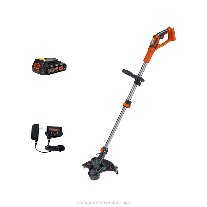 BLACK+DECKER 40v max 13 in. 2v1 akumulatorski strižnik/obrezovalnik z nitko s kompletom powercommand 8B2Z487 na prostem