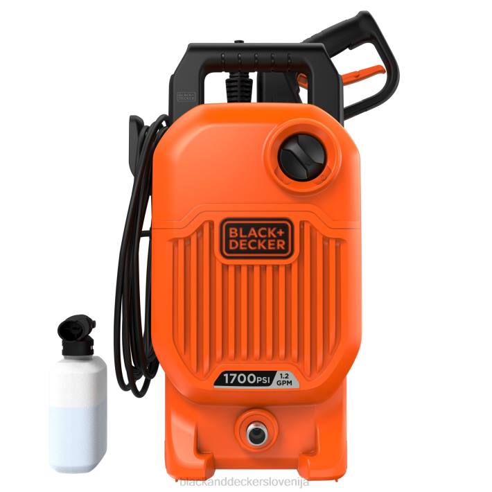 BLACK+DECKER 1700 psi 1,2 gpm čistilnik pod pritiskom 8B2Z471 na prostem