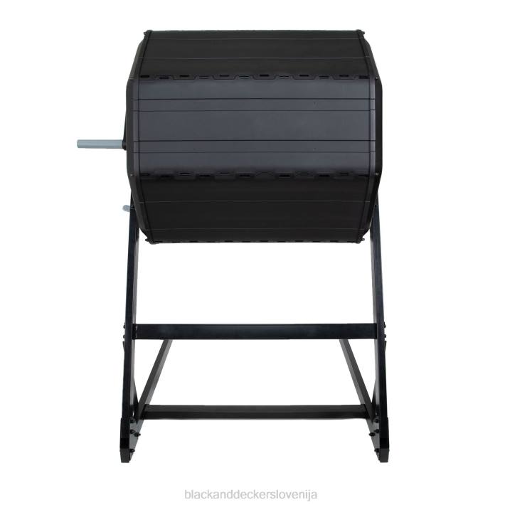 BLACK+DECKER vrtljivi kompostnik z dvema komorama 40 galon 8B2Z410 na prostem