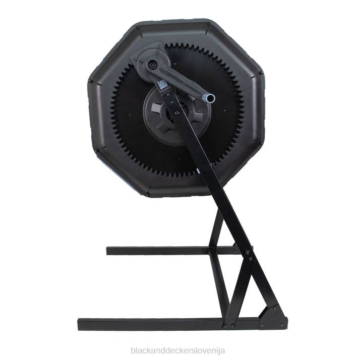 BLACK+DECKER vrtljivi kompostnik z dvema komorama 40 galon 8B2Z410 na prostem