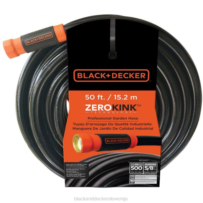 BLACK+DECKER vrtna cev zerokink 8B2Z411 na prostem