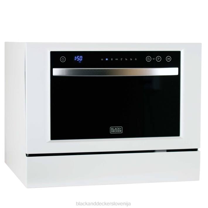 BLACK+DECKER Kompakten namizni pomivalni stroj s 6 pogrinjki 8B2Z461 na prostem