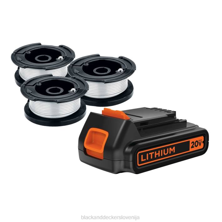 BLACK+DECKER 20v max baterija z afs-100 3-pack spool 2.0-ah 8B2Z737 orodja