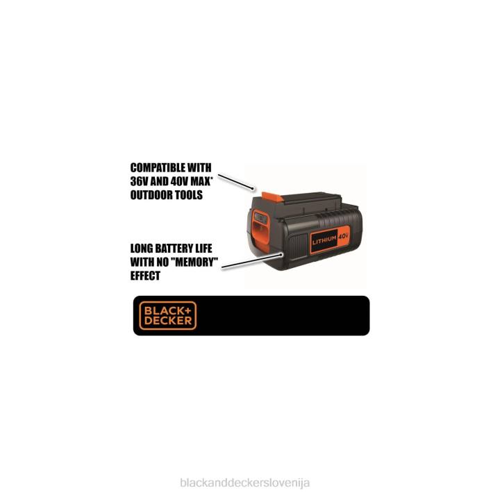 BLACK+DECKER 40v max baterija 1,5-ah 8B2Z727 orodja
