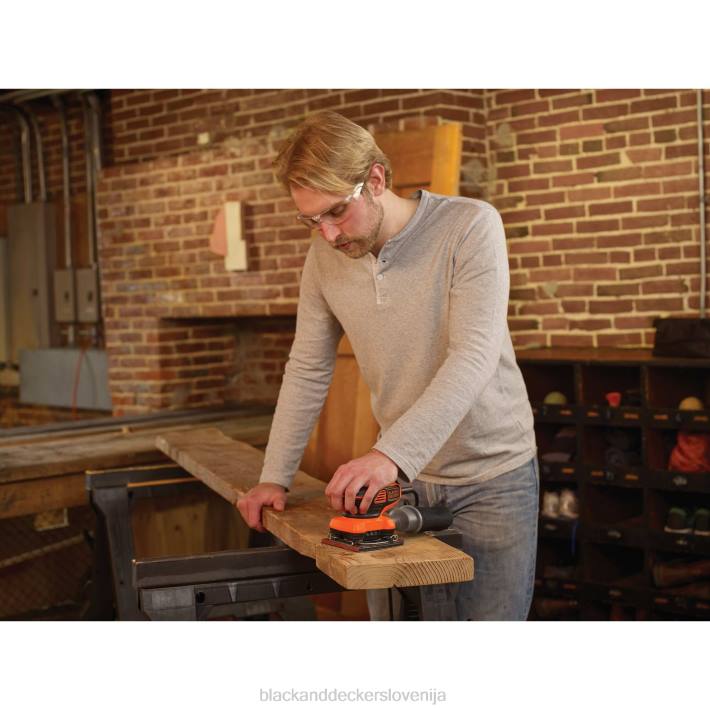 BLACK+DECKER 2,0 A električni orbitalni brusilnik za 1/4 listov 8B2Z623 orodja