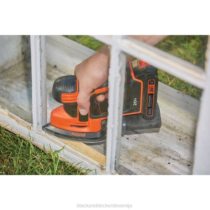 BLACK+DECKER Samo brusilnik z miško 20 V 8B2Z619 orodja