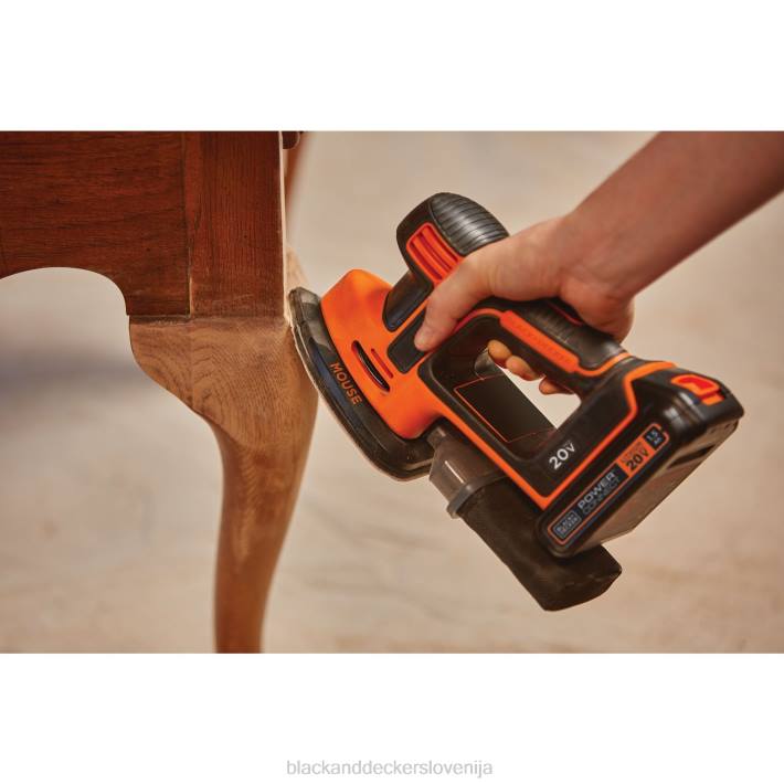 BLACK+DECKER Samo brusilnik z miško 20 V 8B2Z619 orodja