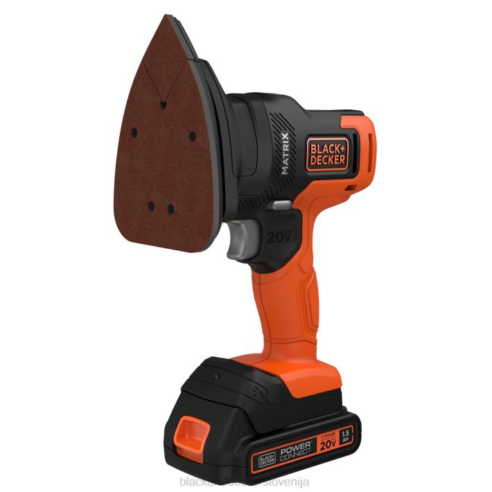 BLACK+DECKER nastavek za večnamensko orodje matrix brusilnik s kovčkom za shranjevanje 8B2Z641 orodja