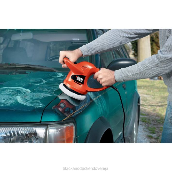 BLACK+DECKER polirni stroj s spremenljivo hitrostjo 6-palčni 8B2Z626 orodja