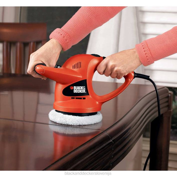 BLACK+DECKER polirni stroj s spremenljivo hitrostjo 6-palčni 8B2Z626 orodja