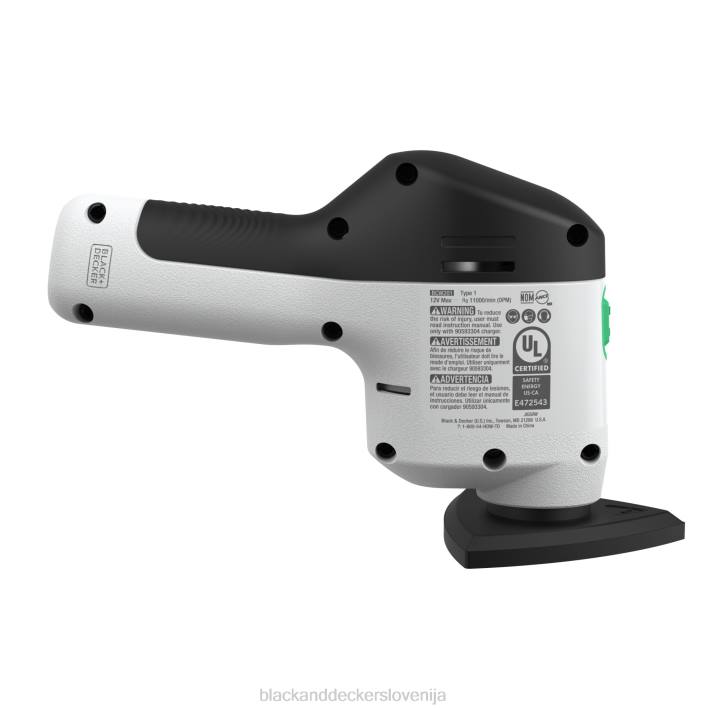 BLACK+DECKER reviva 12v max akumulatorski brusilnik za podrobnosti s polnilcem 8B2Z616 orodja