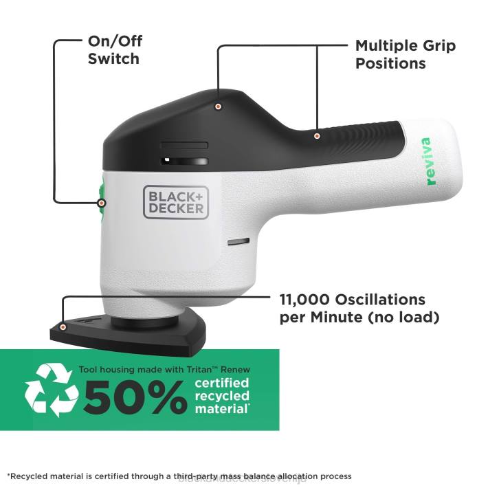 BLACK+DECKER reviva 12v max akumulatorski brusilnik za podrobnosti s polnilcem 8B2Z616 orodja
