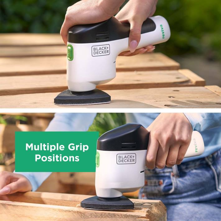 BLACK+DECKER reviva 12v max akumulatorski brusilnik za podrobnosti s polnilcem 8B2Z616 orodja
