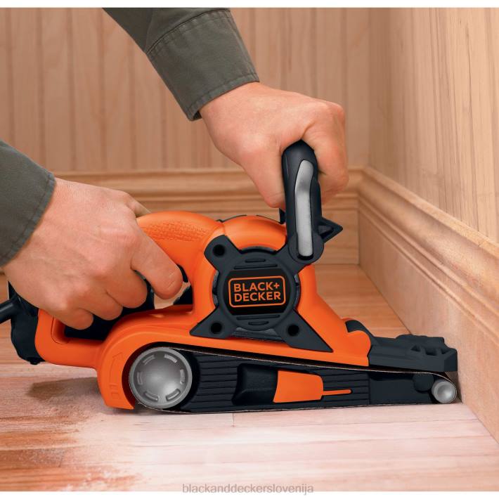 BLACK+DECKER tračni brusilnik z vrečko za prah 7-amp 3-palčni x 21-palčni 8B2Z645 orodja