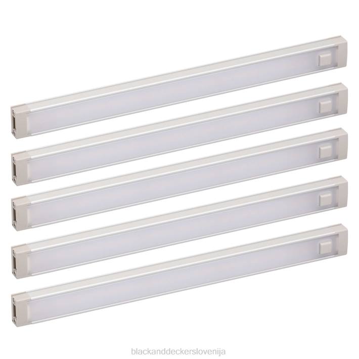 BLACK+DECKER 5-palični LED komplet za osvetlitev pod omarico 8B2Z712 orodja