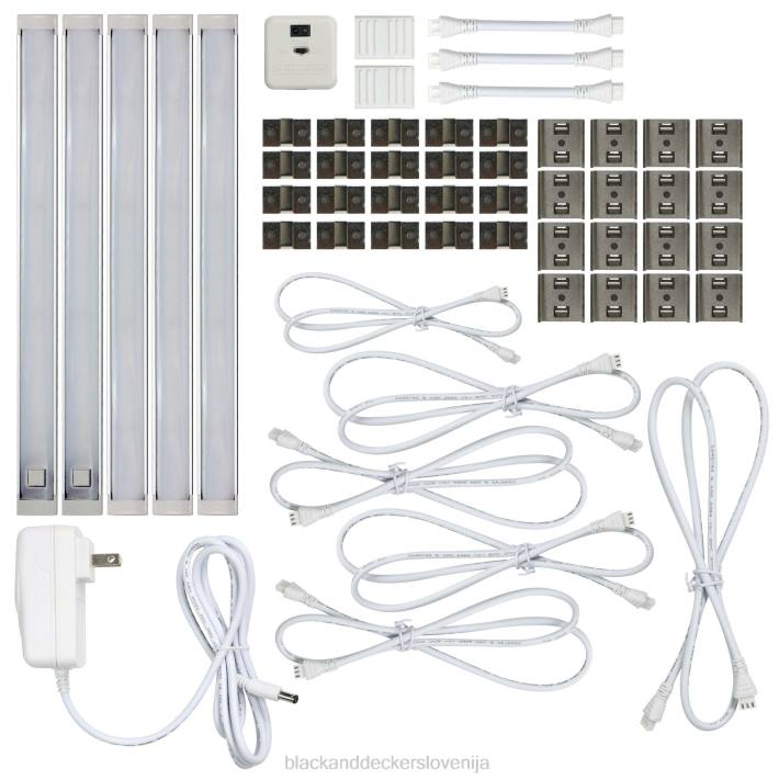 BLACK+DECKER 5-palični LED komplet za osvetlitev pod omarico 8B2Z712 orodja