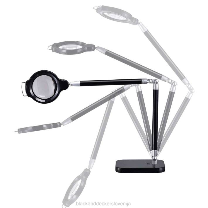 BLACK+DECKER LED namizna svetilka ultra doseg, črna 8B2Z694 orodja