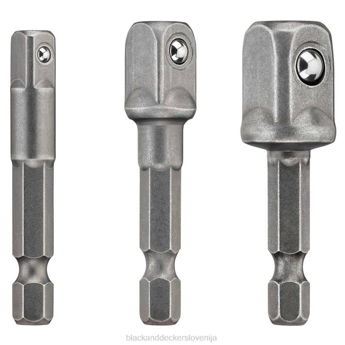 BLACK+DECKER set adapterjev za vtičnice 3-delni 8B2Z758 orodja