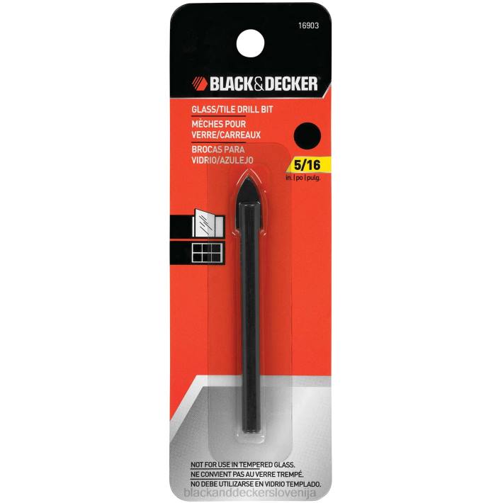 BLACK+DECKER sveder za steklo/ploščice 5/16-palčni x 3-palčni 8B2Z762 orodja