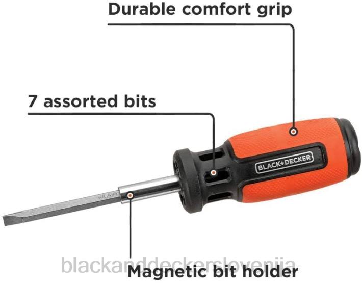BLACK+DECKER izvijač push and pick 7 bit 8B2Z605 orodja