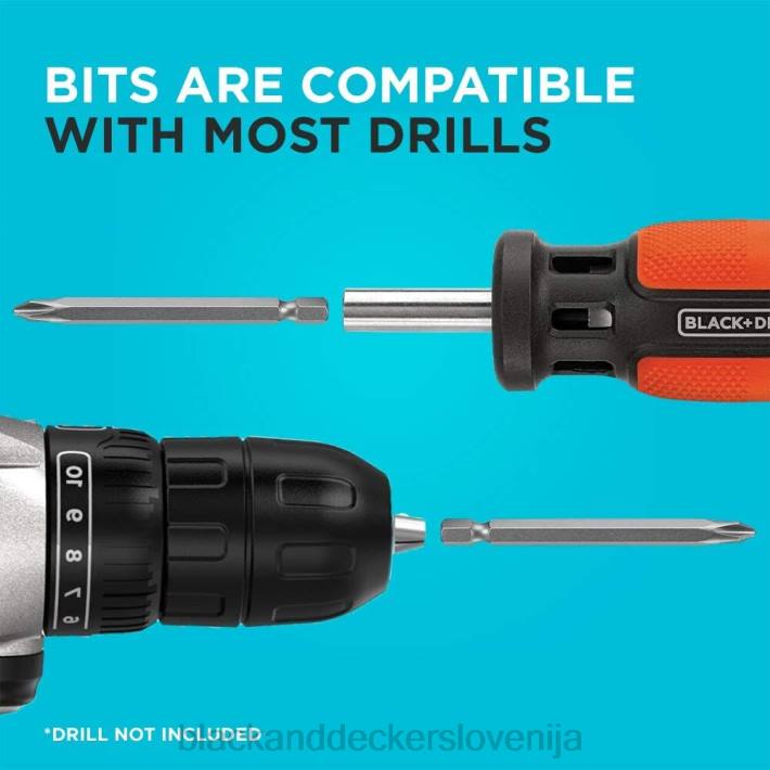 BLACK+DECKER izvijač push and pick 7 bit 8B2Z605 orodja