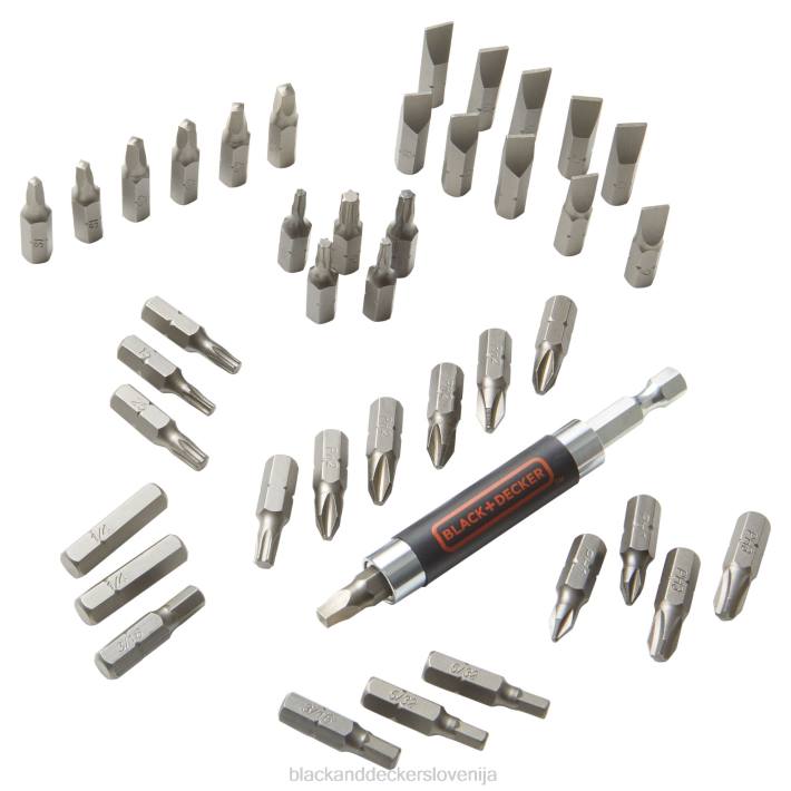 BLACK+DECKER set nastavkov za izvijač 42-delni 8B2Z603 orodja