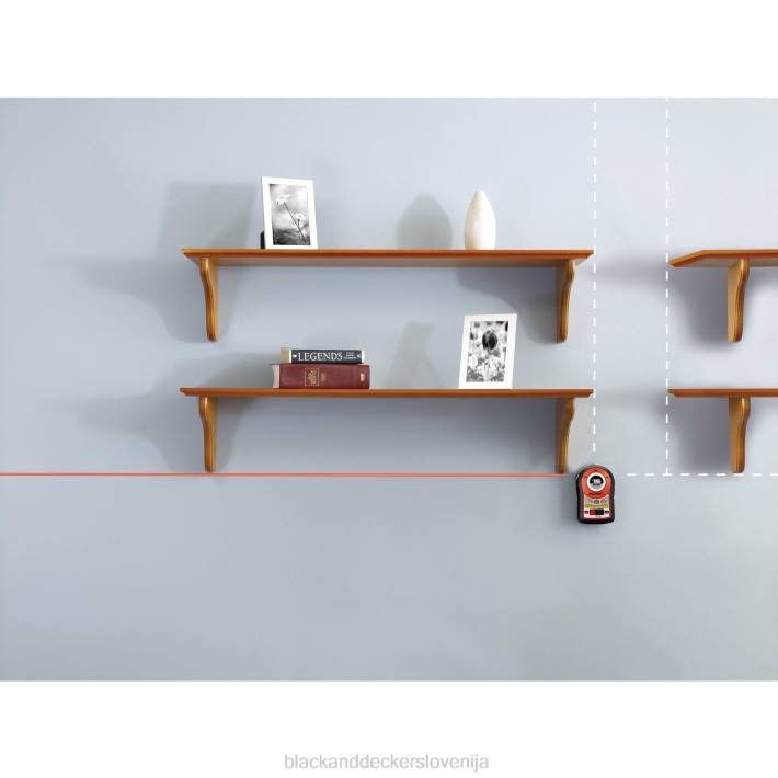 BLACK+DECKER linijska laserska samodejna izravnava z lepro 8B2Z611 orodja