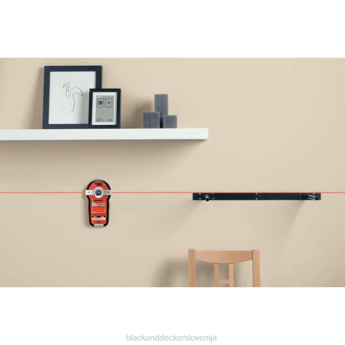 BLACK+DECKER linijsko lasersko samodejno niveliranje z iskalcem čepov 8B2Z610 orodja