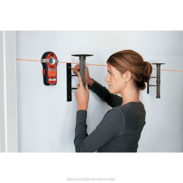 BLACK+DECKER linijsko lasersko samodejno niveliranje z iskalcem čepov 8B2Z610 orodja