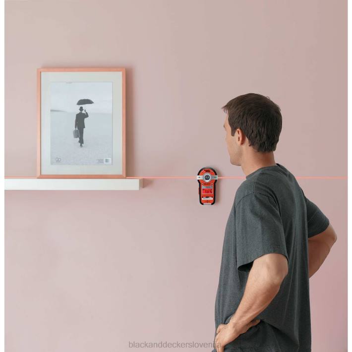 BLACK+DECKER linijsko lasersko samodejno niveliranje z iskalcem čepov 8B2Z610 orodja