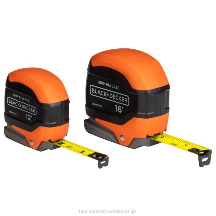BLACK+DECKER merilni trak snop ročaj sprostitev samozaklepanje 12-foot & 16-foot 2-pack 8B2Z614 orodja