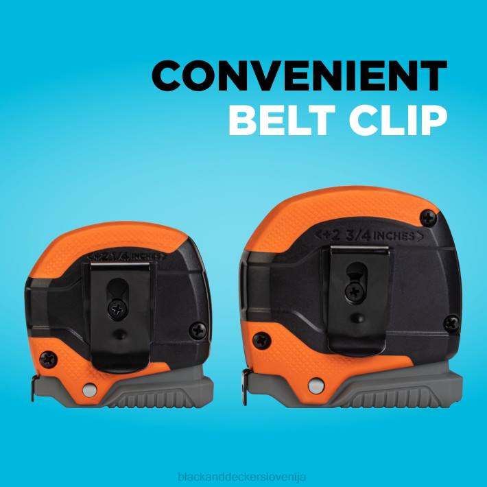 BLACK+DECKER merilni trak snop ročaj sprostitev samozaklepanje 12-foot & 16-foot 2-pack 8B2Z614 orodja