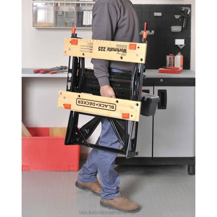 BLACK+DECKER workmate 225 prenosni delovni center in primež 8B2Z687 orodja