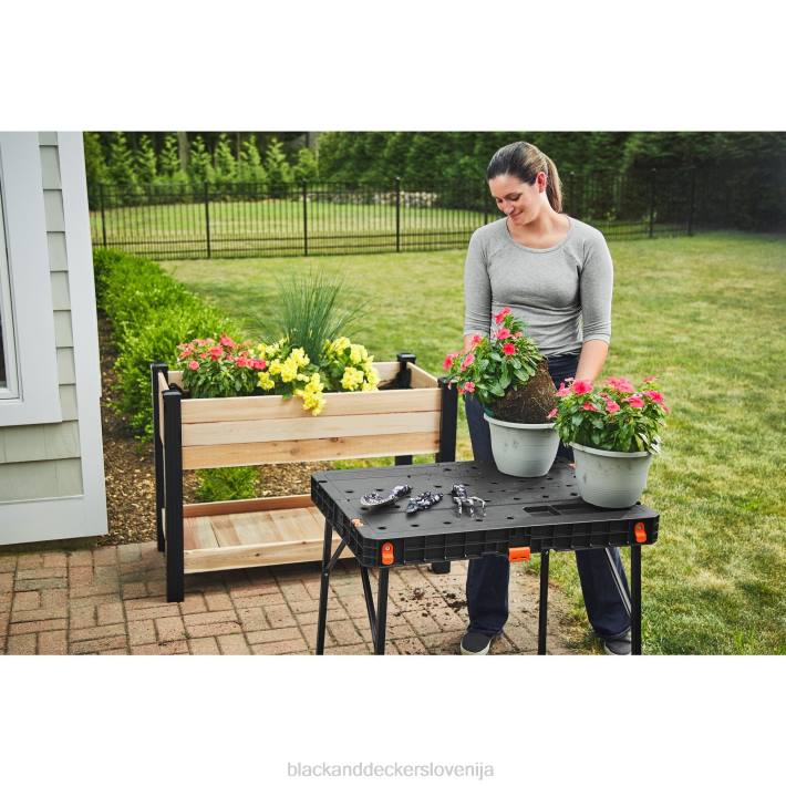 BLACK+DECKER zložljiva delovna miza 8B2Z688 orodja