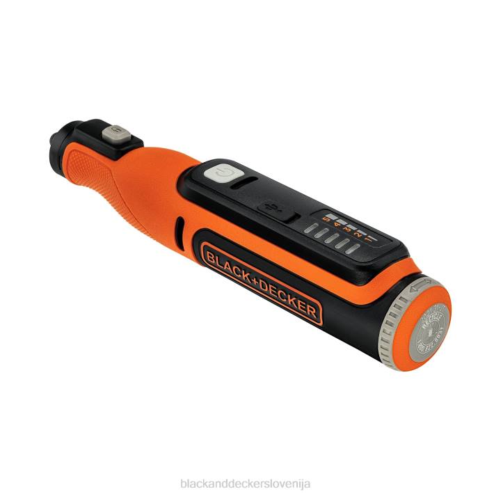 BLACK+DECKER 8v max akumulatorsko rotacijsko orodje s 35-delnim kompletom pribora 8B2Z678 orodja