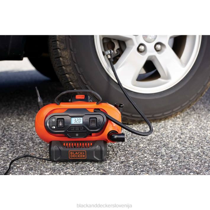 BLACK+DECKER Akumulatorski napihovalnik pnevmatik največ 20 V Samo brezžično in kabelsko električno orodje 8B2Z674 orodja