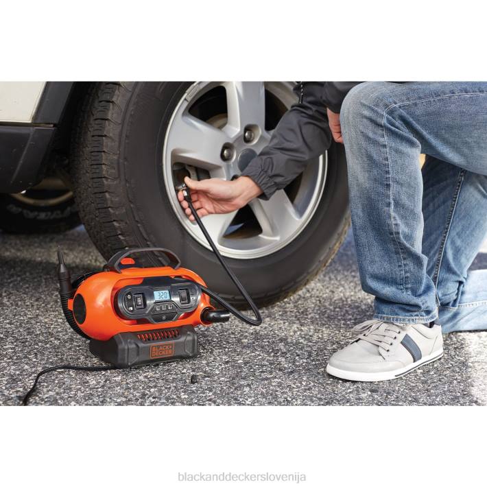 BLACK+DECKER Akumulatorski napihovalnik pnevmatik največ 20 V Samo brezžično in kabelsko električno orodje 8B2Z674 orodja