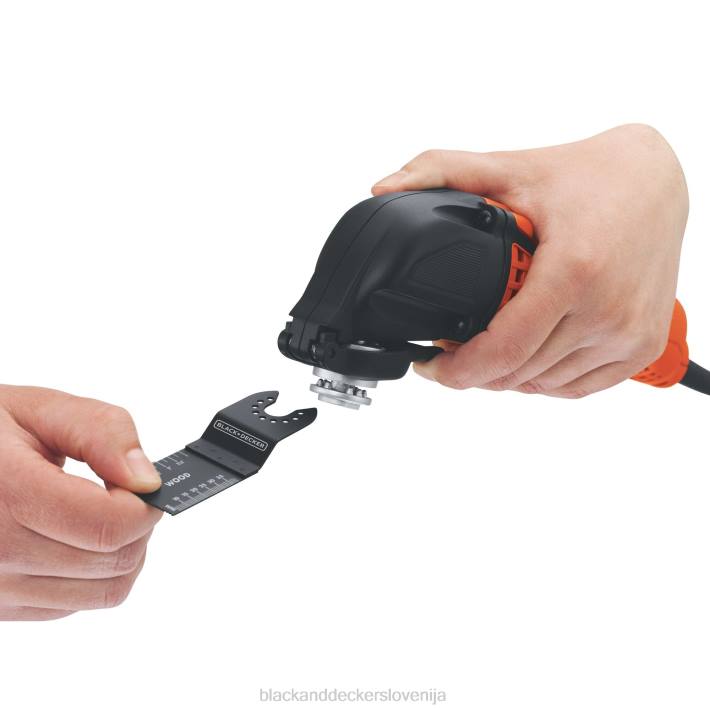 BLACK+DECKER nihajoče večnamensko orodje s spremenljivo hitrostjo 2,5-amp 8B2Z677 orodja