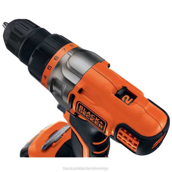 BLACK+DECKER 20 V max akumulatorski vrtalni vijačnik s spremenljivo hitrostjo 8B2Z536 orodja
