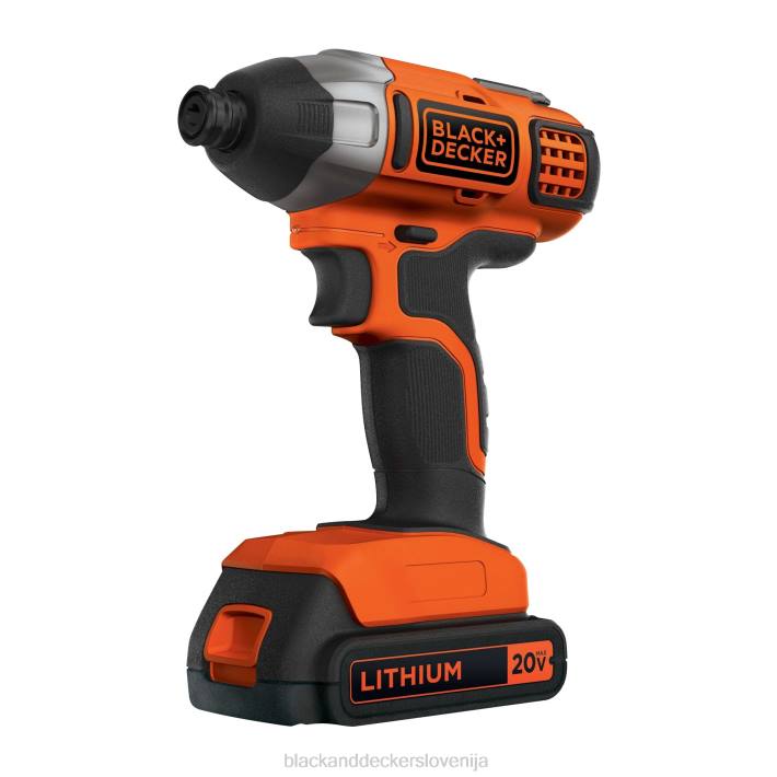 BLACK+DECKER 20 V max powerconnect 1/4 in. Samo akumulatorski udarni vijačnik 8B2Z537 orodja
